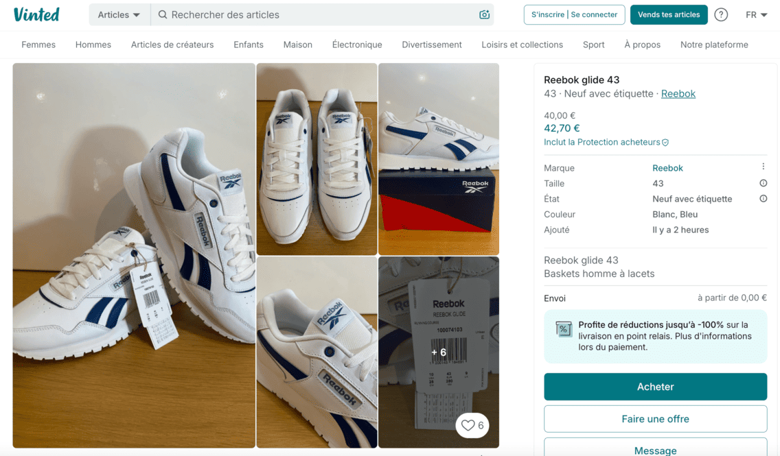 exemple annonce vinted