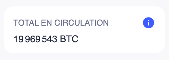 Nombre actuel de bitcoins en circulation (janvier 2026)
