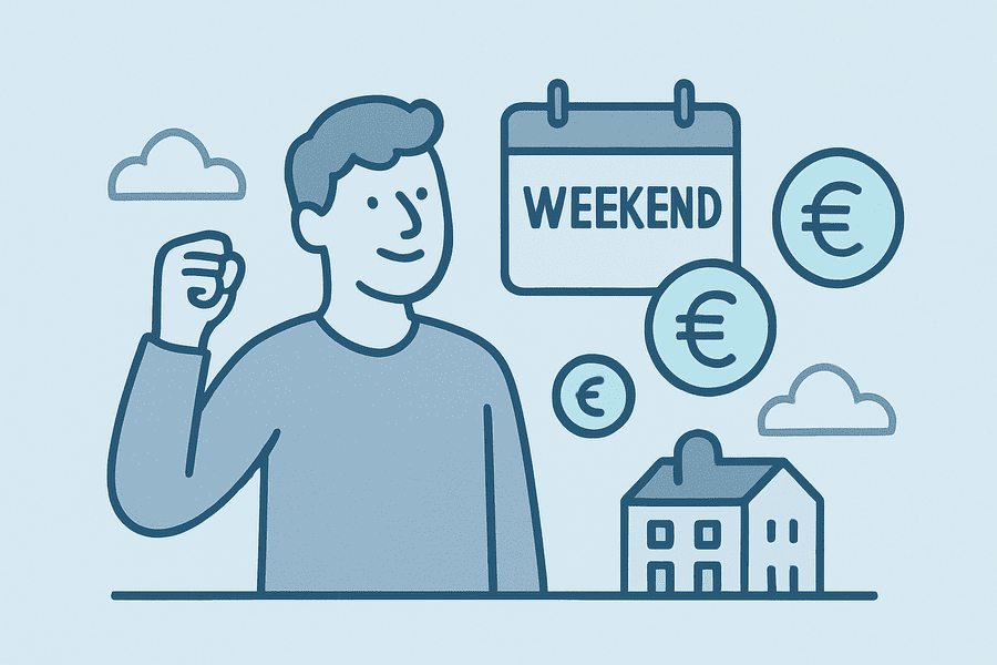 Comment gagner de l'argent le week-end ?