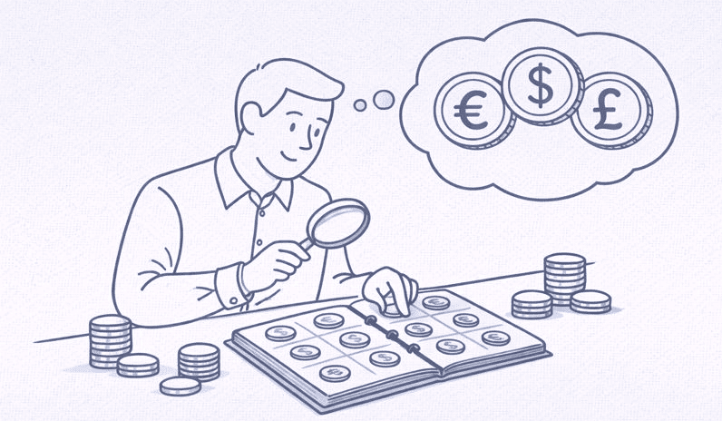 4 accessoires pour débuter une collection de pièces de monnaies